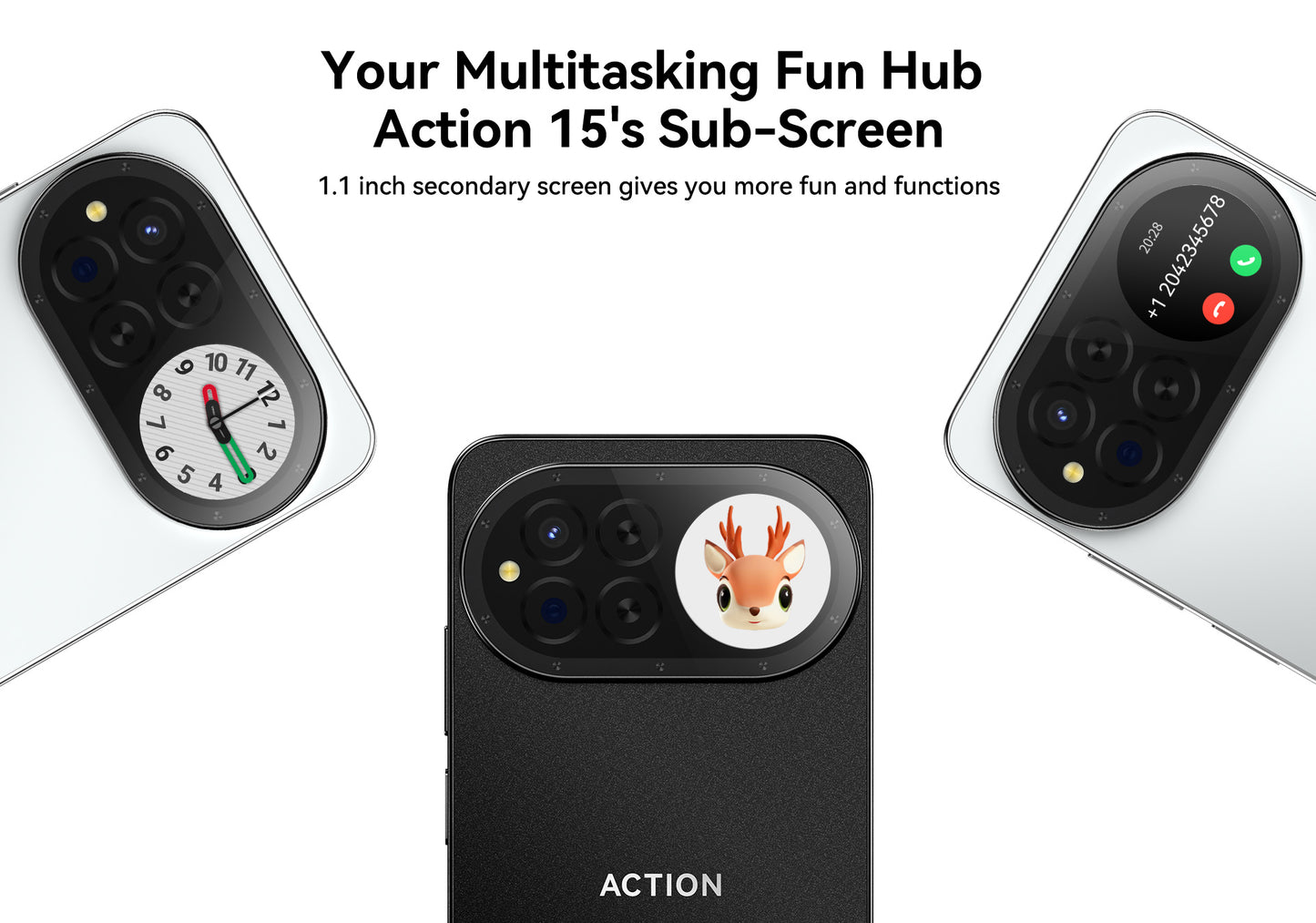 IIIF150 ACTION 15 Dual Display 256GB Top Waterproof