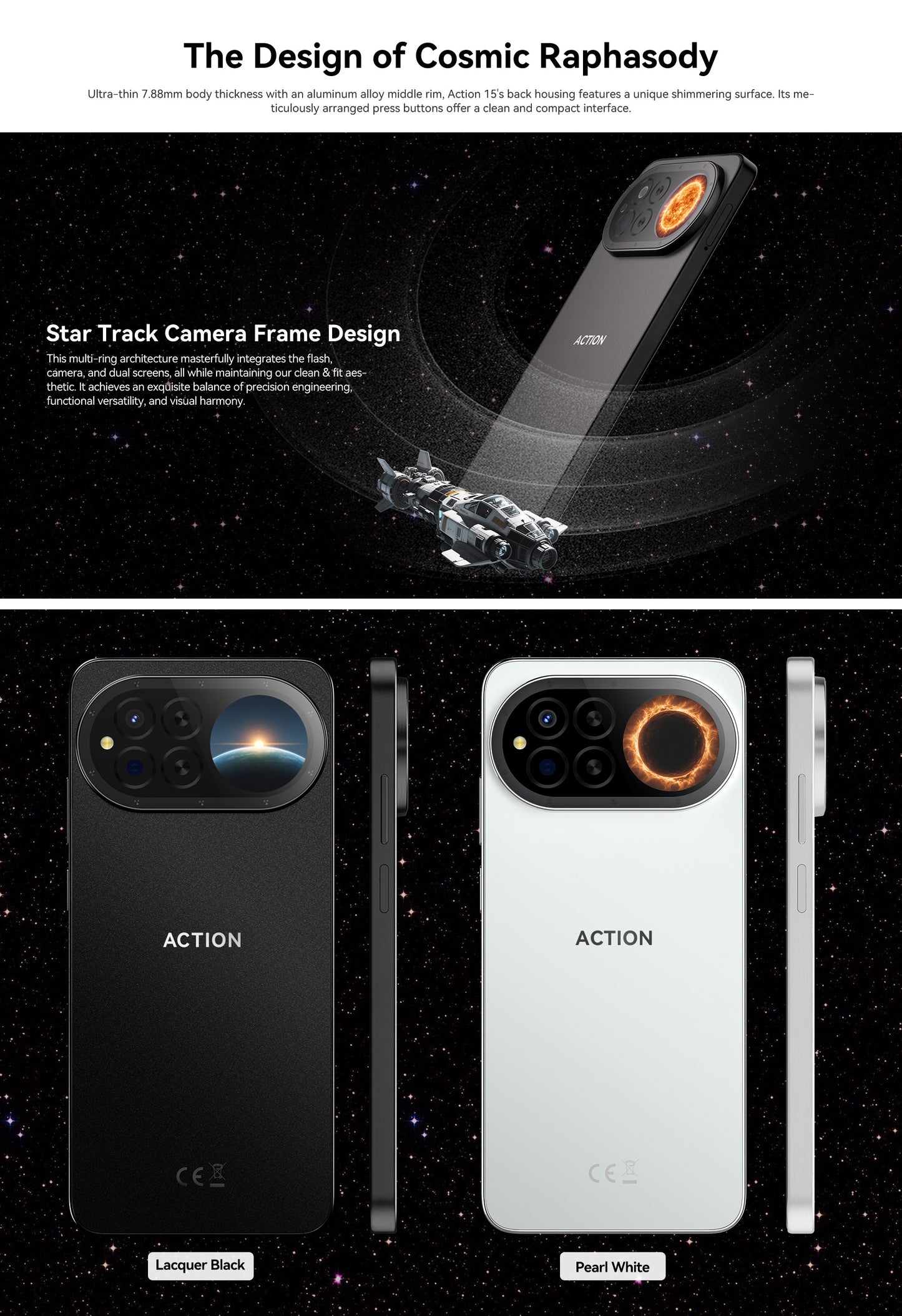 IIIF150 ACTION 15 Dual Display 256GB Top Waterproof