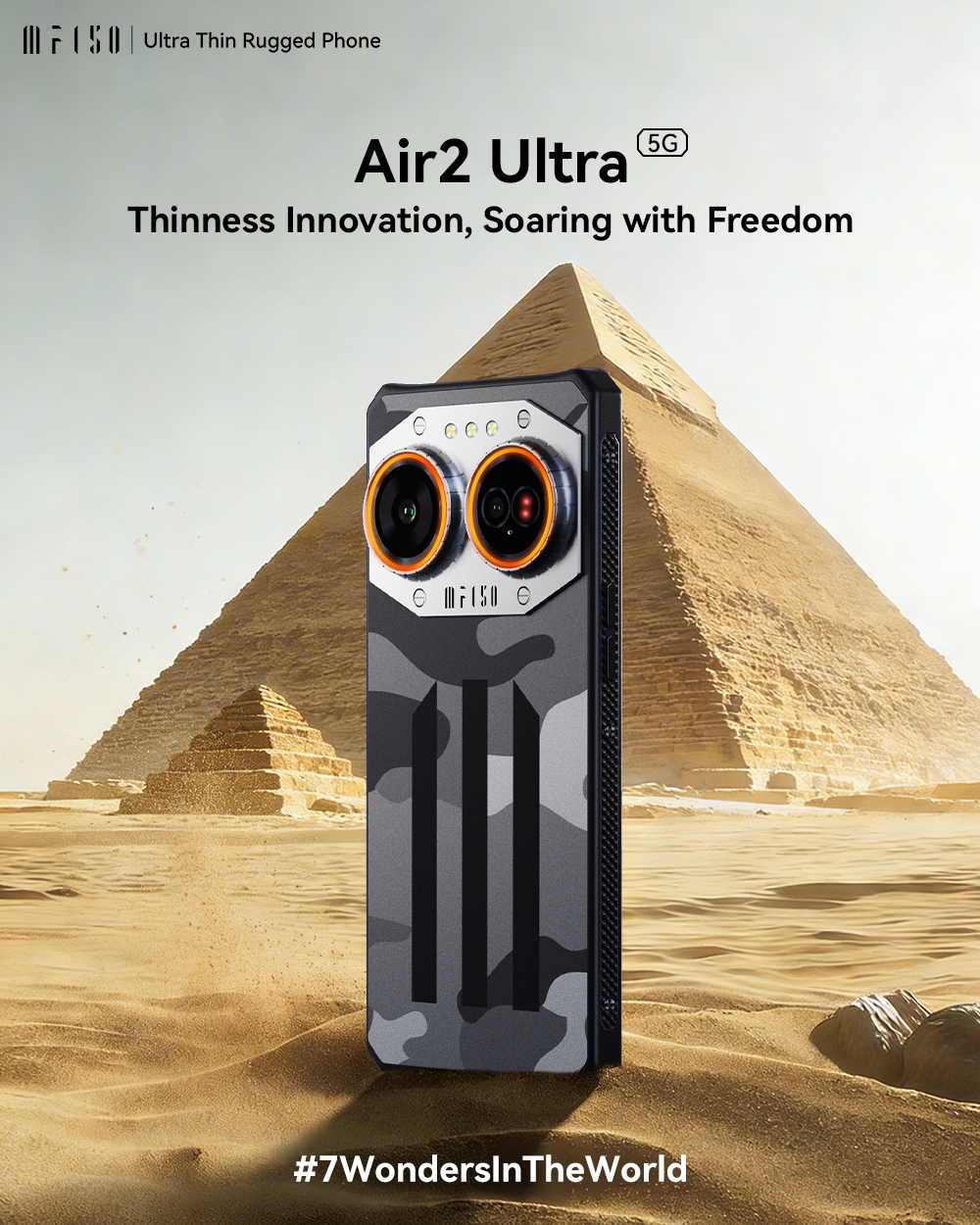 IIIF150 Air2 Ultra 5G 16GB 512GB Ultra Thin Rugged Phone