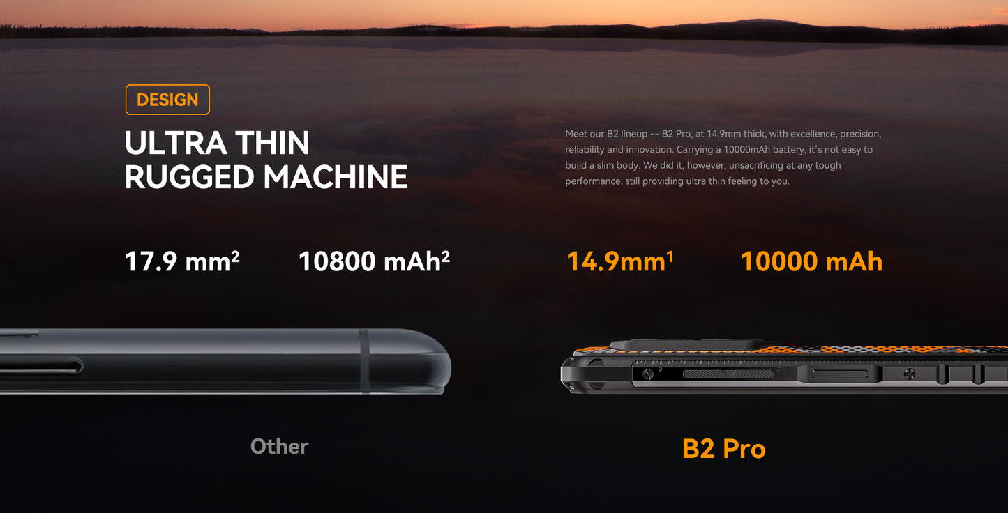 IIIF150 B2 Pro Big Battery Rugged Phone