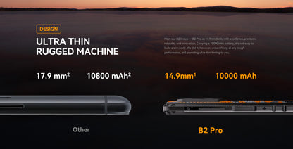 IIIF150 B2 Pro Big Battery Rugged Phone