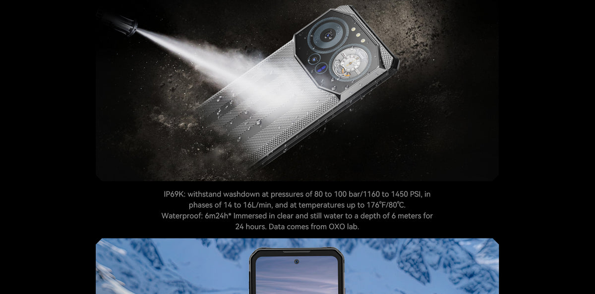 IIIF150 B3C 4G 4GB 256GB Dual Display Rugged Phone