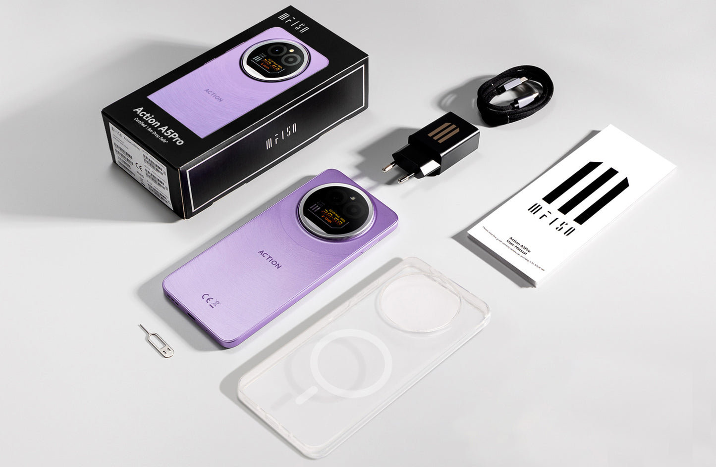 IIIF150 ACTION A5Pro Budget Phone with Dual Display 256GB