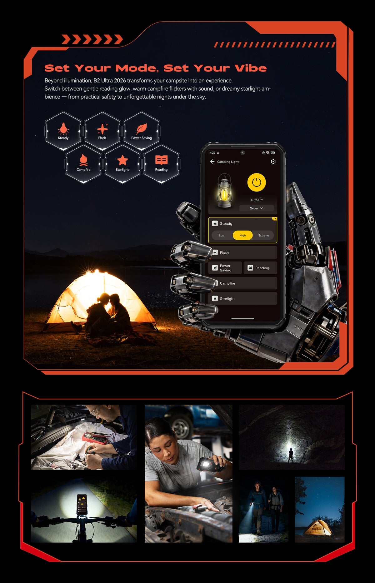 IIIF150 B2 Ultra 2026 Big Battery Rugged Phone