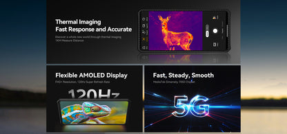 IIIF150 Raptor 5G 16GB 512GB Thermal Rugged Phone