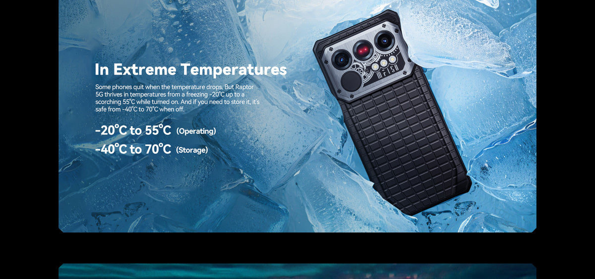 IIIF150 Raptor 5G 16GB 512GB Thermal Rugged Phone