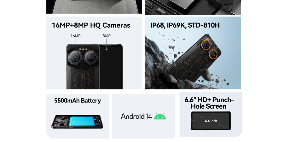IIIF150 Air3S 4GB 128GB Ultra Thin Rugged Phone